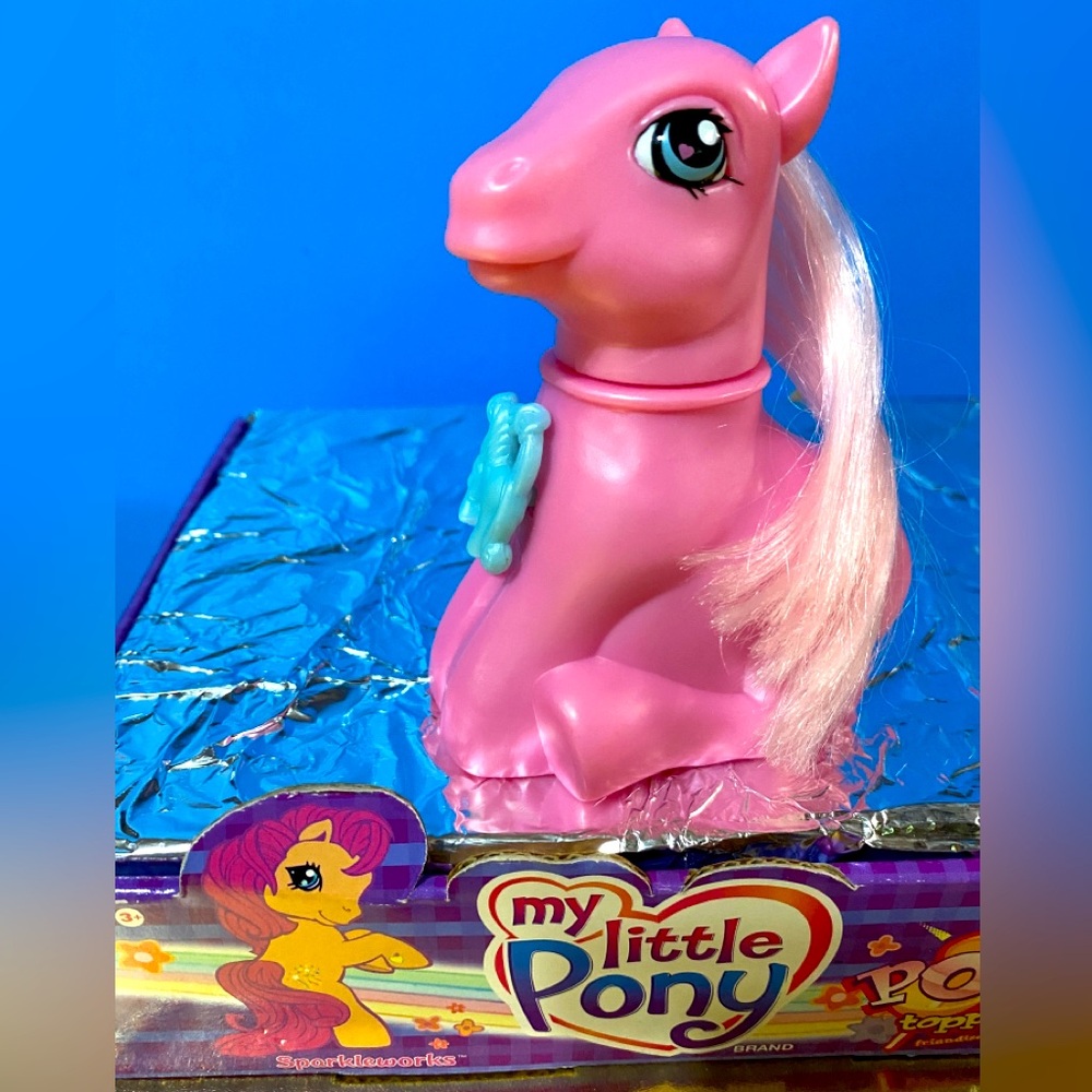 MY LITTLE PONY G3 VTG 2003 PINKIE PIE SPIN POP PONY WORKS MOVES HEAD & L…